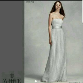 ヴェラウォン(Vera Wang)のWhite by VERAWANG ベアトップドレス(その他ドレス)