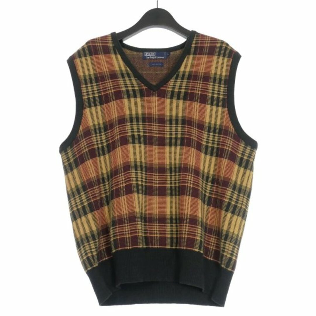 POLO RALPH LAUREN - ポロ バイ ラルフローレン チェック柄 V POLO RALPH LAUREN - ポロ バイ ラルフローレン チェック柄 V