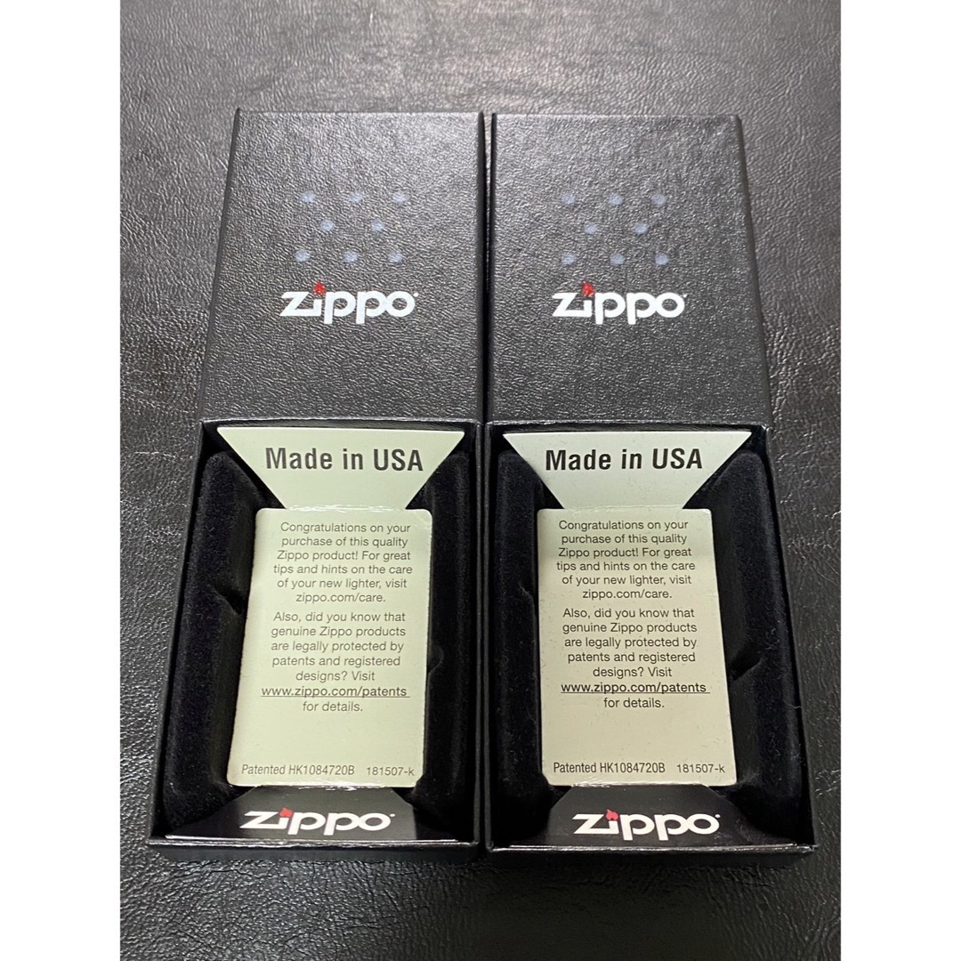 zippo カメラ ブラウン ブラック 2点 両面デザイン 2023年製の zippo カメラ ブラウン ブラック 2点 両面デザイン 2023年製の