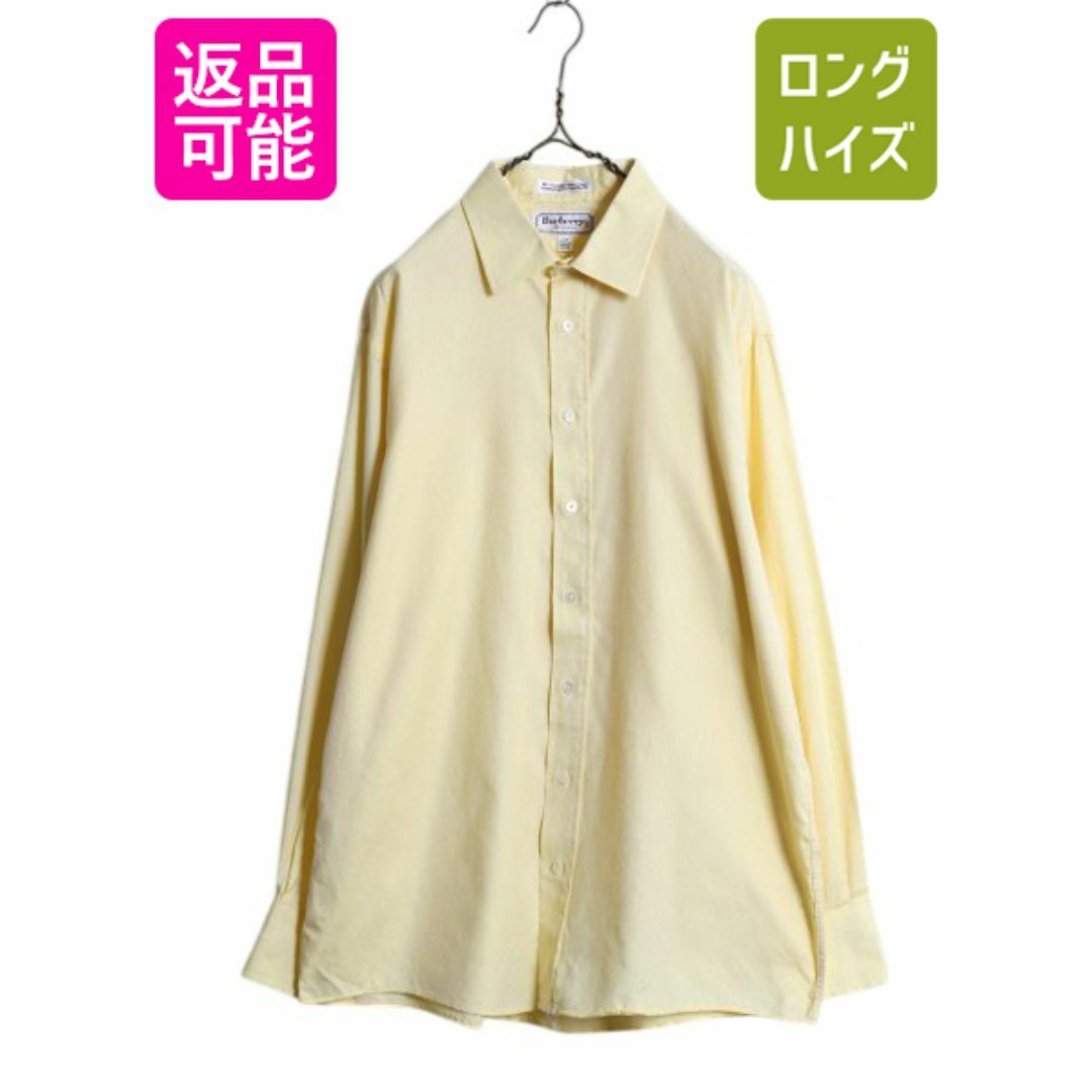 90s USA製 バーバリー 長袖 シャツ メンズ XL 程 古着 旧タグ 90s USA製 バーバリー 長袖 シャツ メンズ XL 程 古着 旧タグ