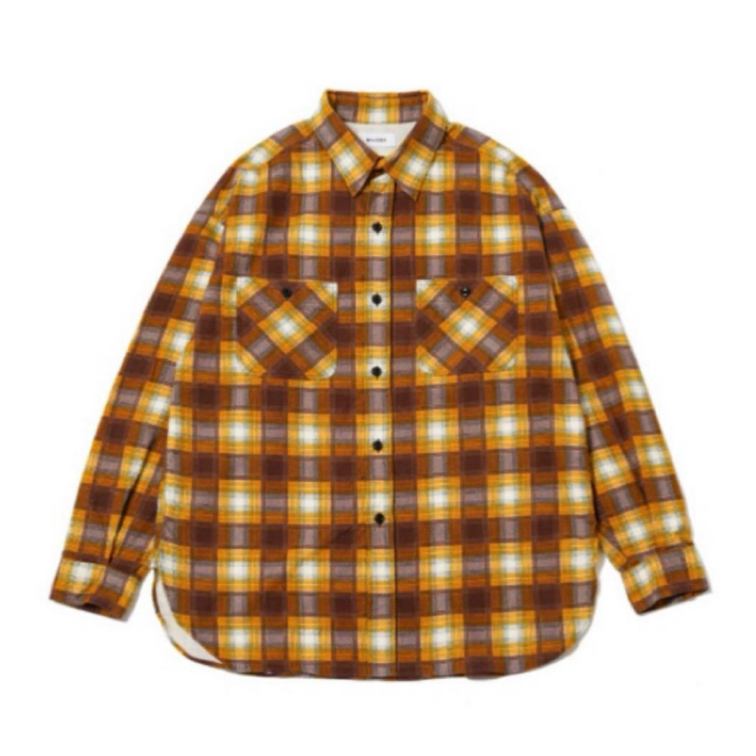 キムタク着 MASSES FLANNEL フランネルシャツ ネルシャツ Mの キムタク着 MASSES FLANNEL フランネルシャツ ネルシャツ Mの