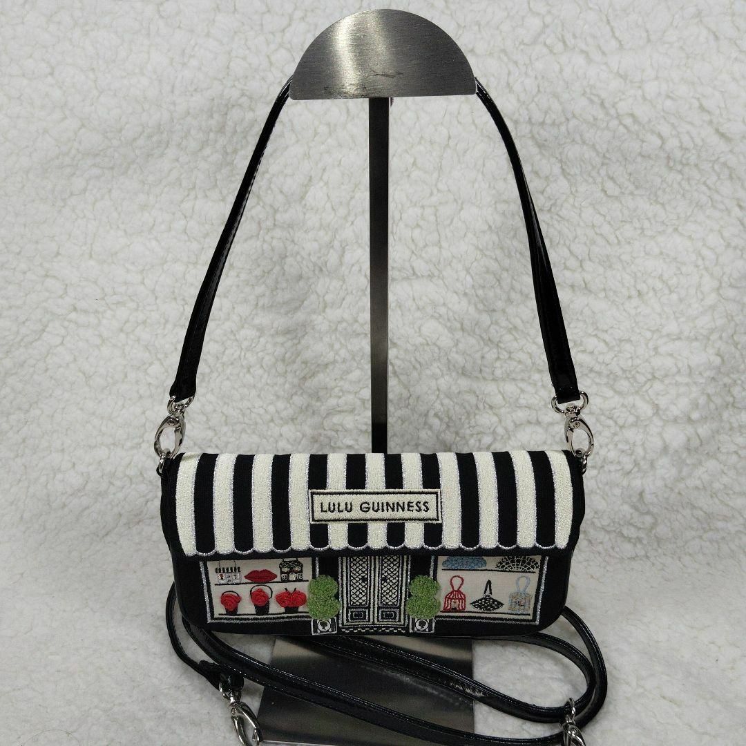 ✨️美品✨️ LULU GUINNESS ルルギネス ショルダーバッグ 2way ✨️美品✨️ LULU GUINNESS ルルギネス ショルダーバッグ 2way