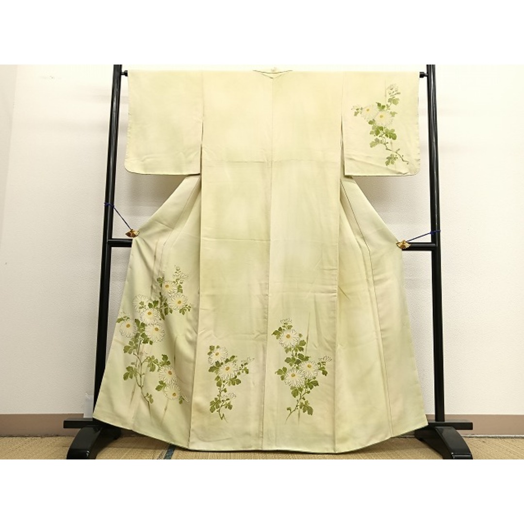 平和屋着物■訪問着　手描き　枝花文　暈し染め　逸品　BAAJ4052fw
