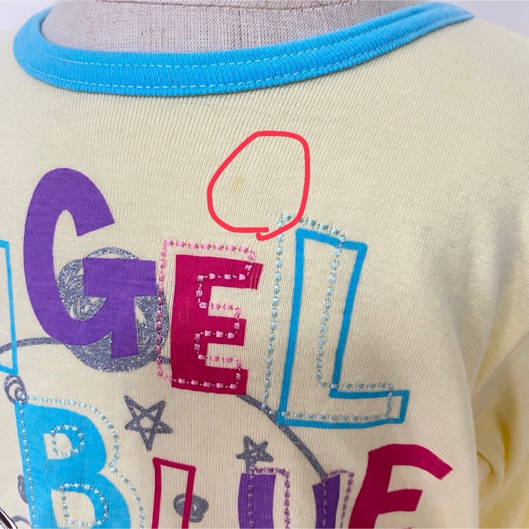 angelblue - 平成レトロ レア エンジェルブルー 長袖Tシャツ 120 angelblue - 平成レトロ レア エンジェルブルー 長袖Tシャツ 120