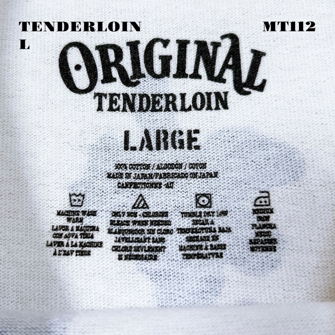 TENDERLOIN - 本店限定! TENDERLOIN 長袖Tシャツ ロンT TENDERLOIN - 本店限定! TENDERLOIN 長袖Tシャツ ロンT