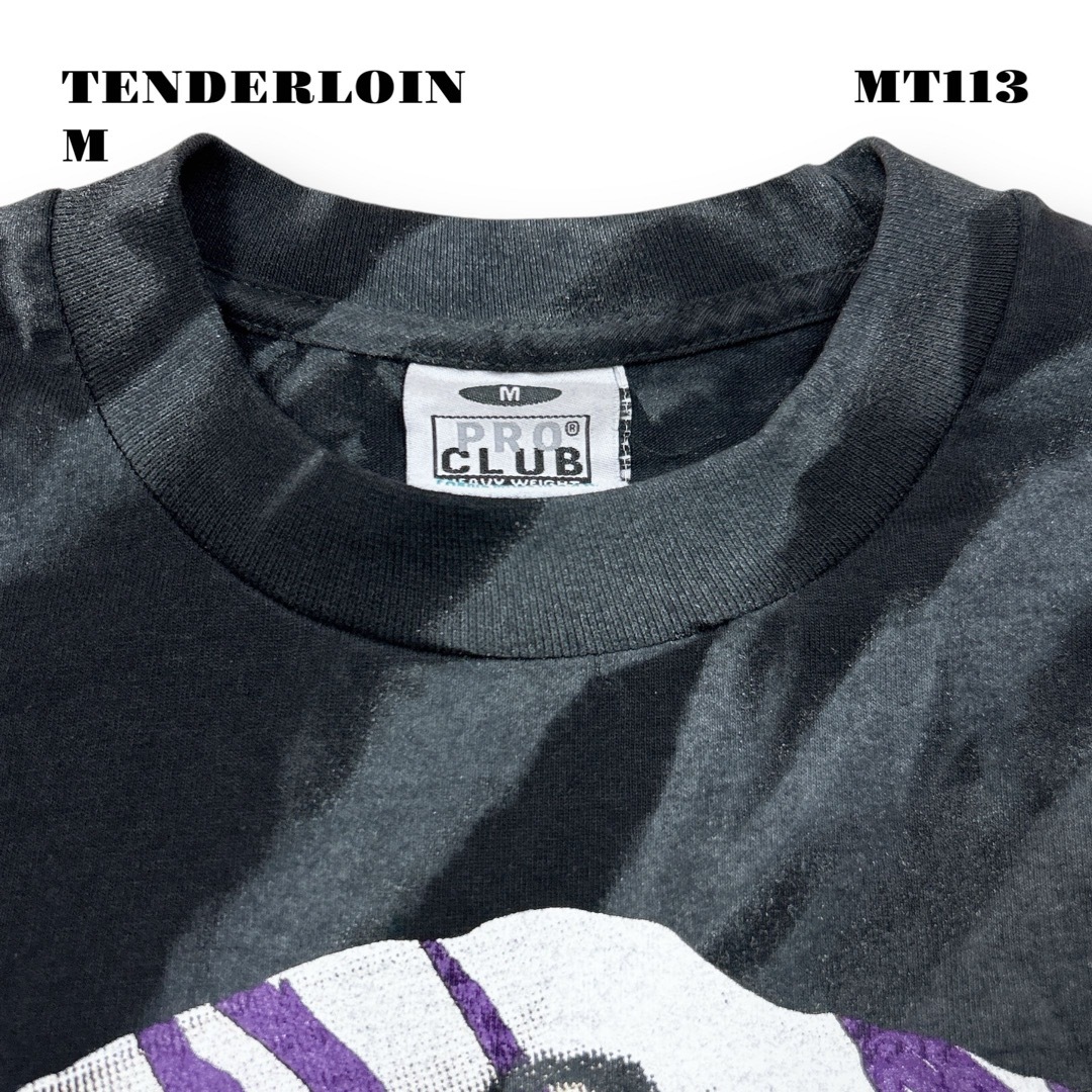 人気品! TENDERLOIN 長袖Tシャツ ロンT ダリ スカル ブラック M 人気品! TENDERLOIN 長袖Tシャツ ロンT ダリ スカル ブラック M