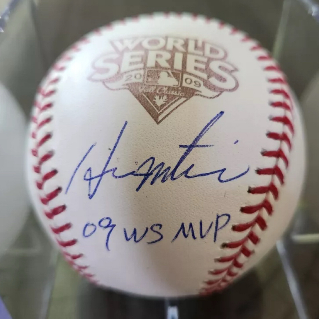 元ヤンキース 松井秀喜 直筆サイン ボール 09 WS MVP Beckettの 元ヤンキース 松井秀喜 直筆サイン ボール 09 WS MVP Beckettの