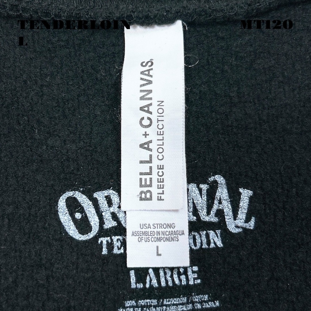 人気品! TENDERLOIN スポンジ フリース トレーナー PFP 黒黄 L 人気品! TENDERLOIN スポンジ フリース トレーナー PFP 黒黄 L