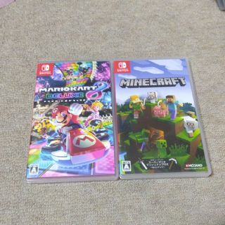 ニンテンドースイッチ(Nintendo Switch)のマリオカート8デラックス＆マインクラフト(家庭用ゲームソフト)