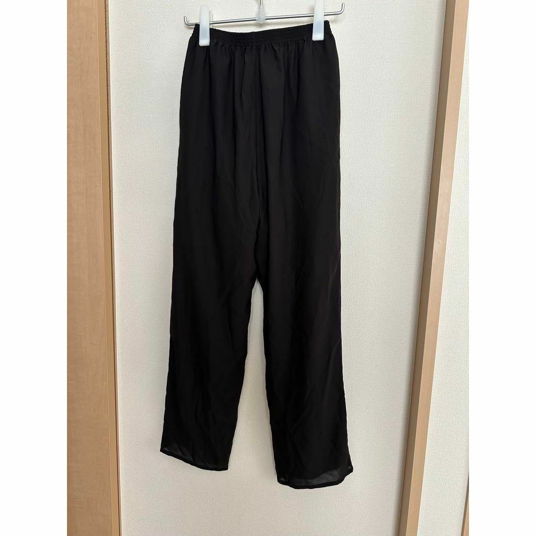 ⭐️ MARW UNITED ARROWS⭐️黒 ワイドパンツ 新品タグ付き　38 レディースのパンツ(その他)の商品写真