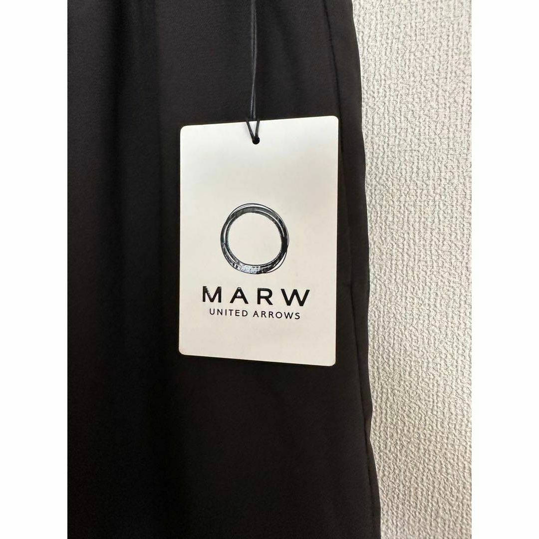 ⭐️ MARW UNITED ARROWS⭐️黒 ワイドパンツ 新品タグ付き　38 レディースのパンツ(その他)の商品写真