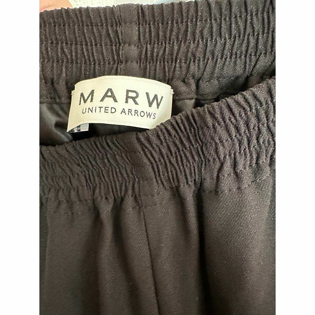 ⭐️ MARW UNITED ARROWS⭐️黒 ワイドパンツ 新品タグ付き　38 レディースのパンツ(その他)の商品写真