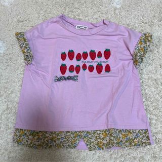 ラグマート(RAG MART)のRAG MART いちご柄 Tシャツ 110(Tシャツ/カットソー)