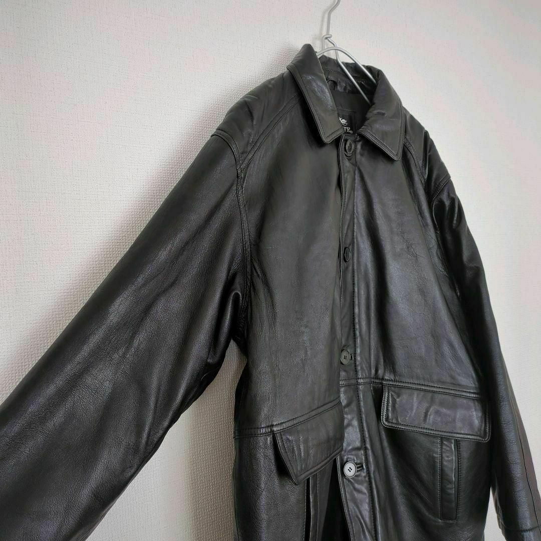 ART VINTAGE - レザーコート ジャケット 羊革 シープレザー ART VINTAGE - レザーコート ジャケット 羊革 シープレザー