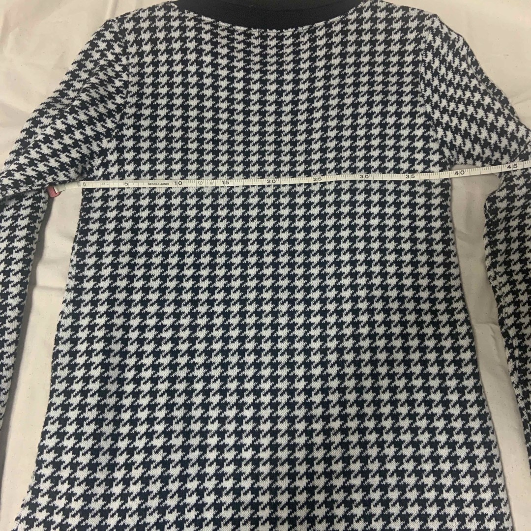 MARY QUANT - マリークワント 千鳥格子 ニットワンピースの通販 MARY QUANT - マリークワント 千鳥格子 ニットワンピースの通販