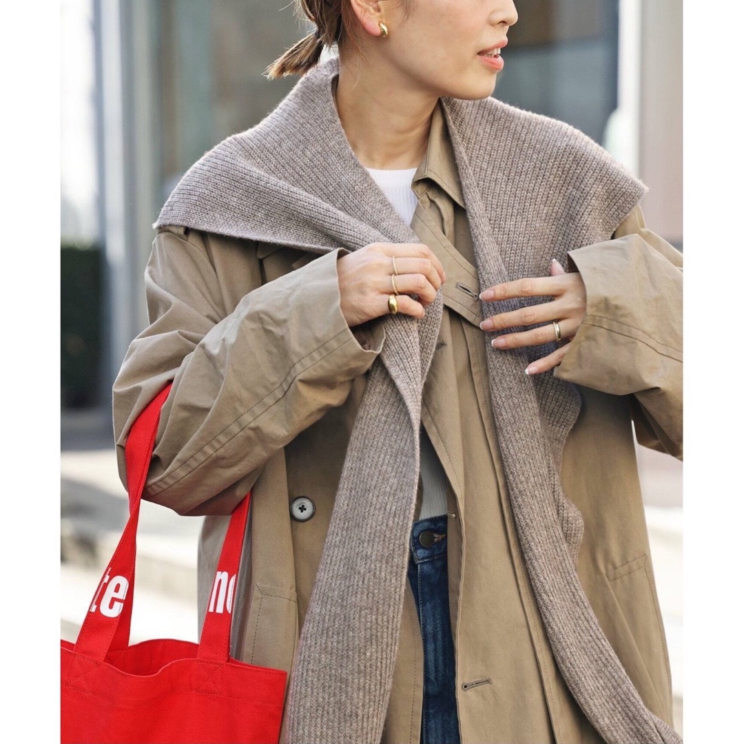 Deuxieme Classe バイマレーネビルガー hoodie scarf Deuxieme Classe バイマレーネビルガー hoodie scarf