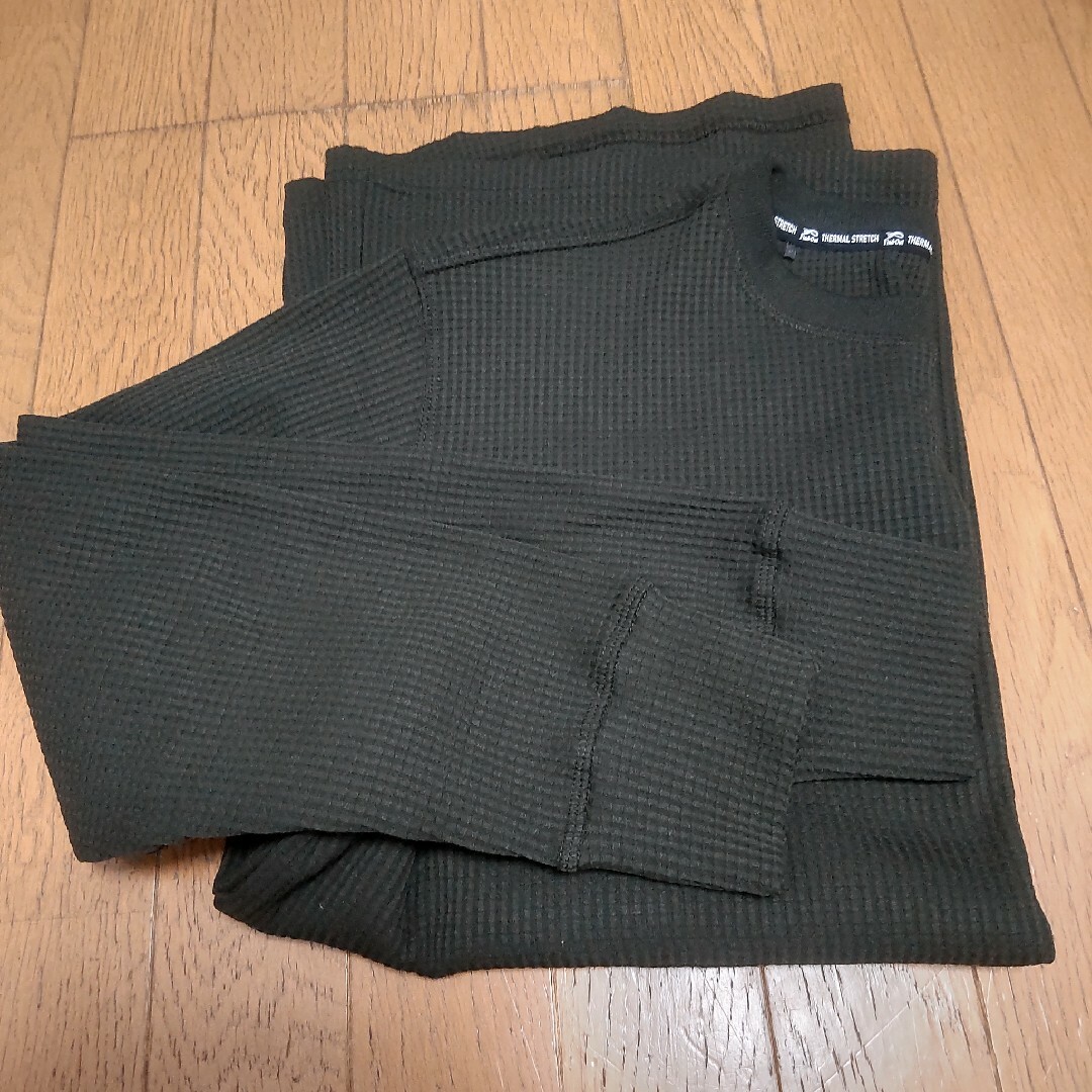 WORKMAN(ワークマン)のメンズ 長袖Tシャツ 深緑 大きいサイズ メンズのトップス(Tシャツ/カットソー(七分/長袖))の商品写真