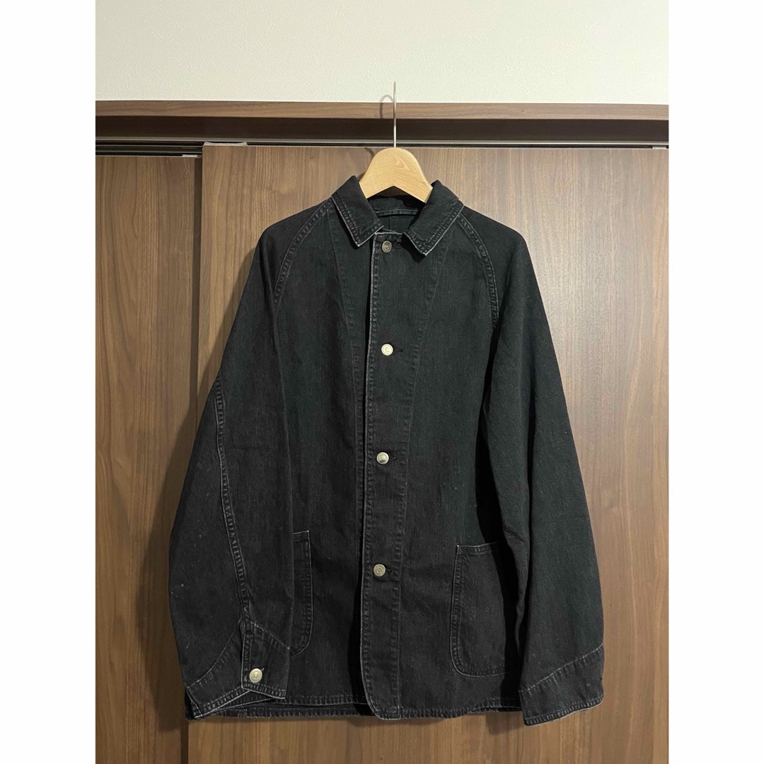 COMOLI - MAATEE&SONS 40s カバーオールジャケット 黒 デニム 2 COMOLI - MAATEE&SONS 40s カバーオールジャケット 黒 デニム 2