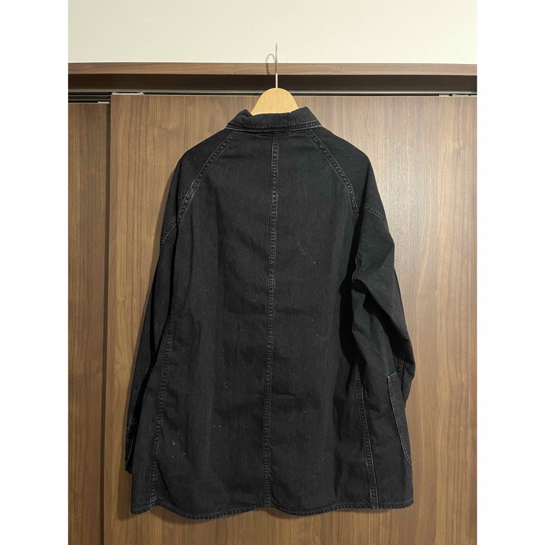 COMOLI - MAATEE&SONS 40s カバーオールジャケット 黒 デニム 2 COMOLI - MAATEE&SONS 40s カバーオールジャケット 黒 デニム 2