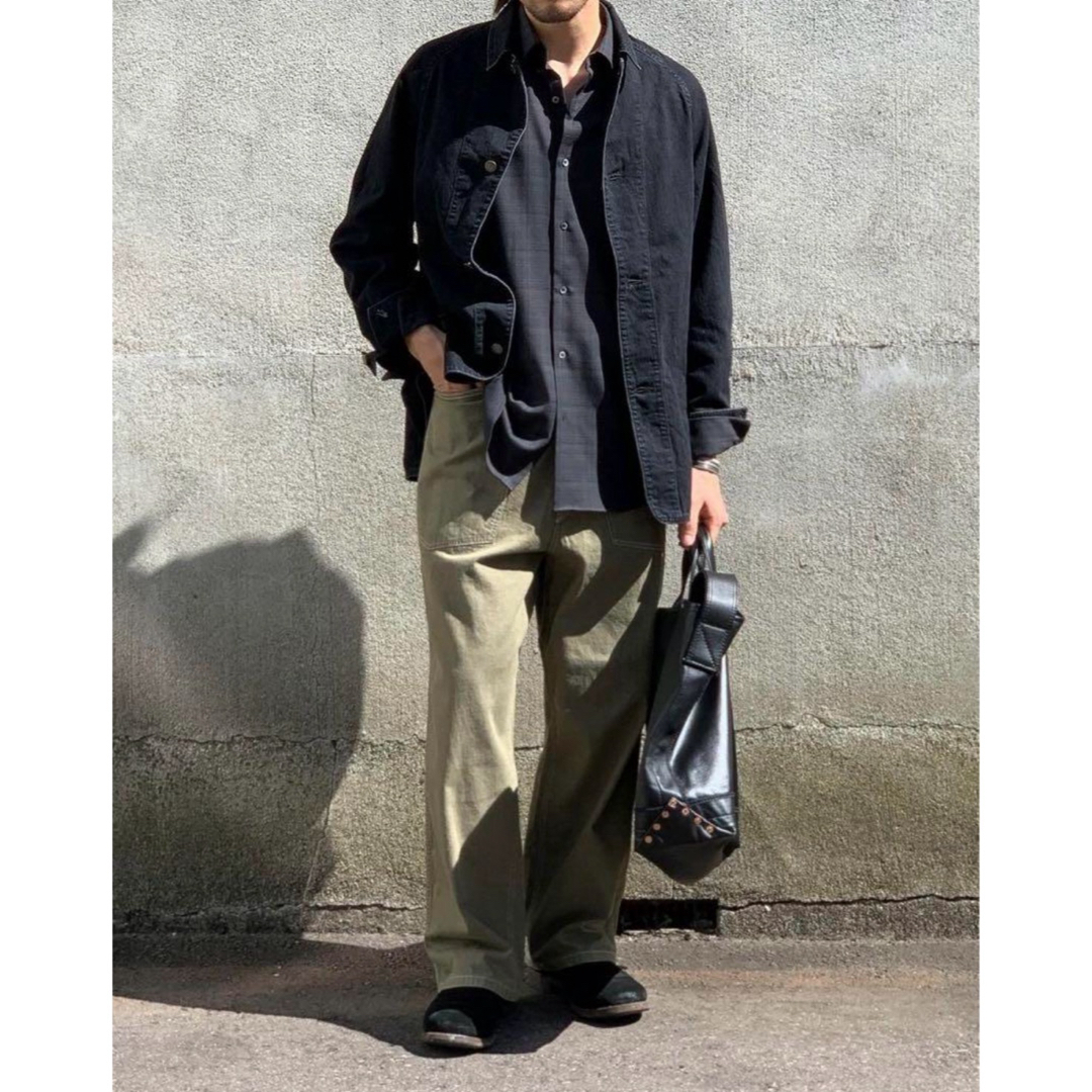 COMOLI - MAATEE&SONS 40s カバーオールジャケット 黒 デニム 2 COMOLI - MAATEE&SONS 40s カバーオールジャケット 黒 デニム 2
