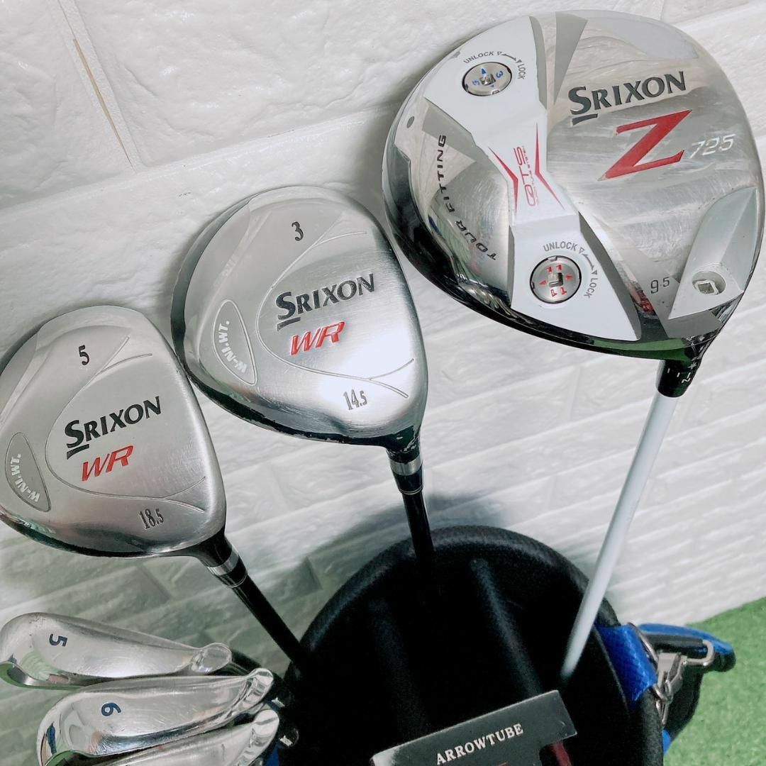 良品 スリクソン Z525 Z725 メンズ ゴルフ 12本 セット S 初心者 良品 スリクソン Z525 Z725 メンズ ゴルフ 12本 セット S 初心者