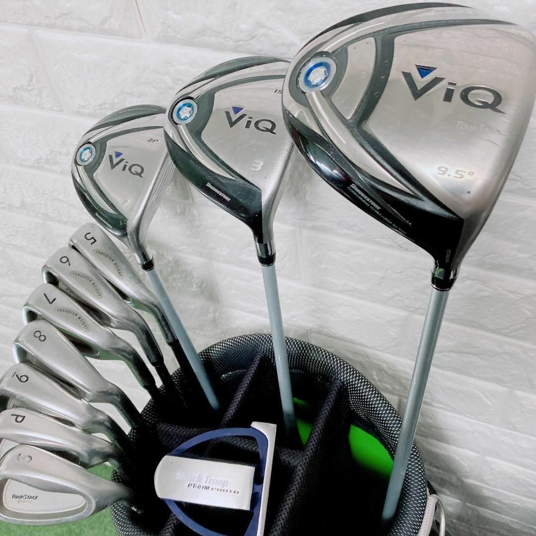 ゴルフクラブ メンズ セット ブリヂストン ViQ 11本 初心者 ゴルフクラブ メンズ セット ブリヂストン ViQ 11本 初心者