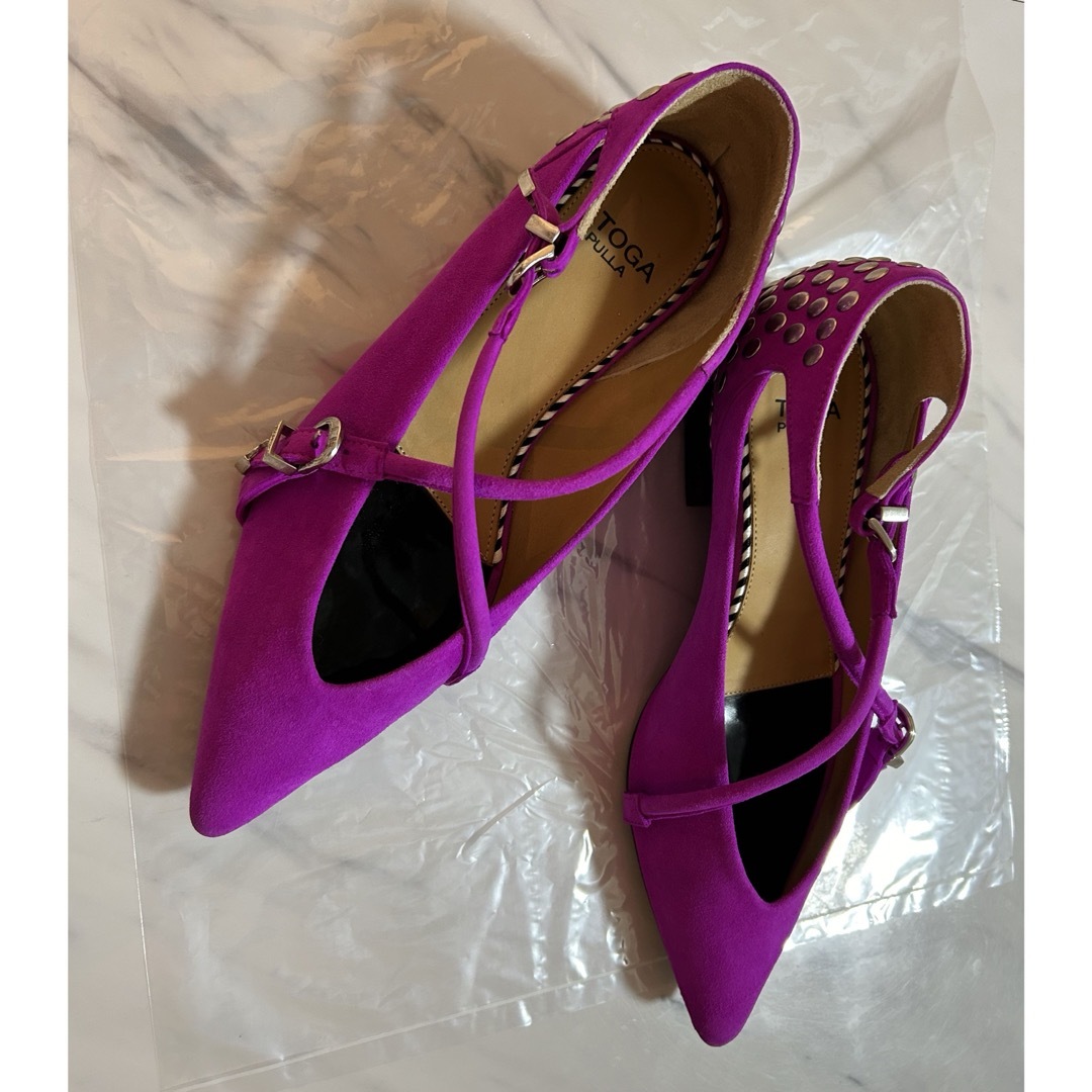 TOGA PULLA フラットシューズ 美品 TOGA PULLA フラットシューズ 美品