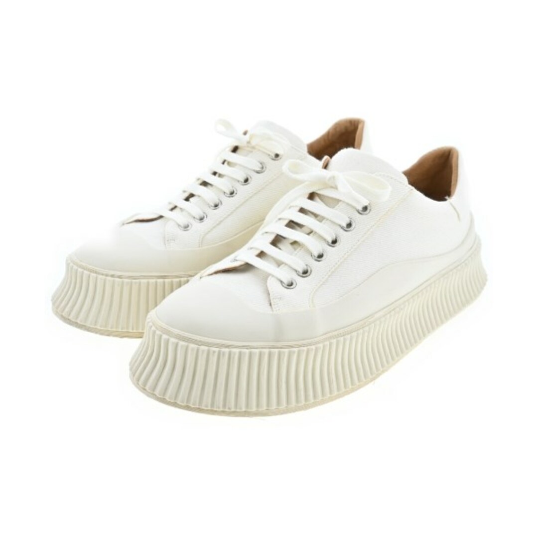 JIL SANDER ジルサンダー スニーカー EU42(27cm位) 白 【古着】 JIL SANDER ジルサンダー スニーカー EU42(27cm位) 白 【古着】