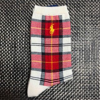 ポロラルフローレン(POLO RALPH LAUREN)の大人気！ウール混！チェック柄！Polo Ralph Laurenレディース靴下(ソックス)