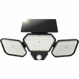ソーラーライト 屋外 防水 センサーライト 108LED 3面発光 2000lm(その他)
