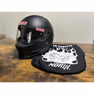SIMPSON(ヘルメット/シールド ・ ブラック/黒色系)のフリマ SIMPSON(ヘルメット/シールド ・ ブラック/黒色系)のフリマ