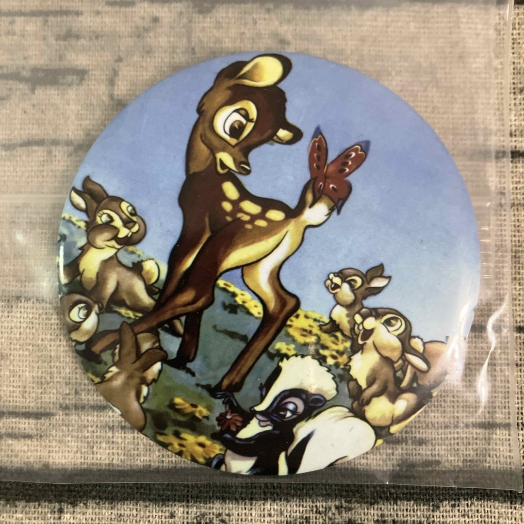 Disney - レトロ ディズニー バンビ BAMBI 缶バッジ とんすけ Disney - レトロ ディズニー バンビ BAMBI 缶バッジ とんすけ