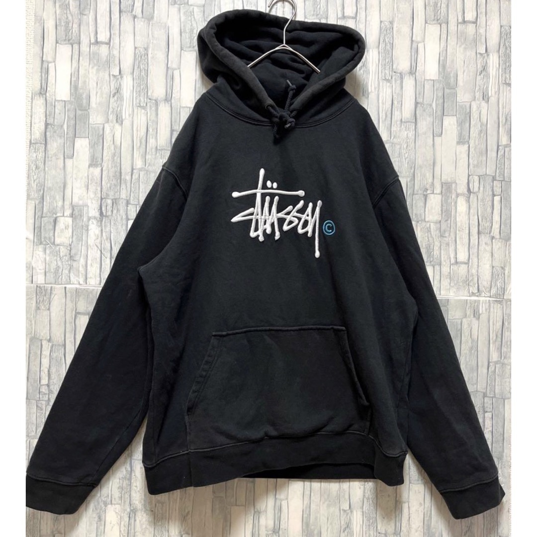 STUSSY - ステューシー パーカー スウェット プルオーバー M STUSSY - ステューシー パーカー スウェット プルオーバー M