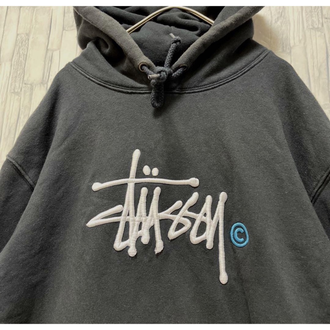STUSSY - ステューシー パーカー スウェット プルオーバー M STUSSY - ステューシー パーカー スウェット プルオーバー M