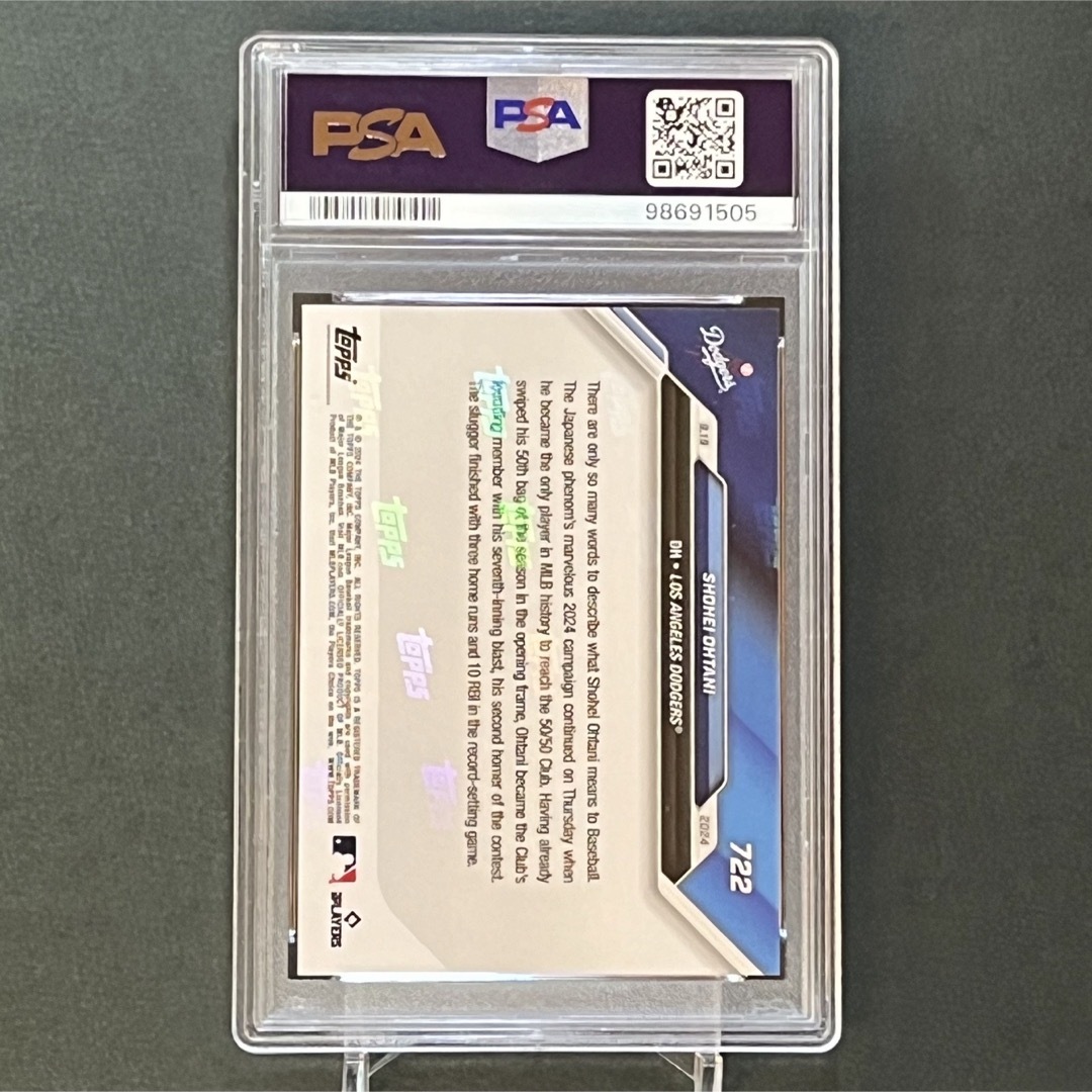 素敵な PSA10】PSA専用袋入！大谷翔平メモリアルHR！史上初50本塁打50 シングルカード