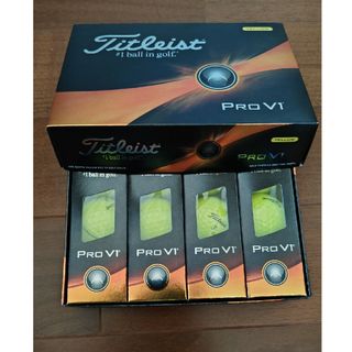 Titleist - タイトリスト Pro V1 ゴルフボール イエロー 1ダース 新品