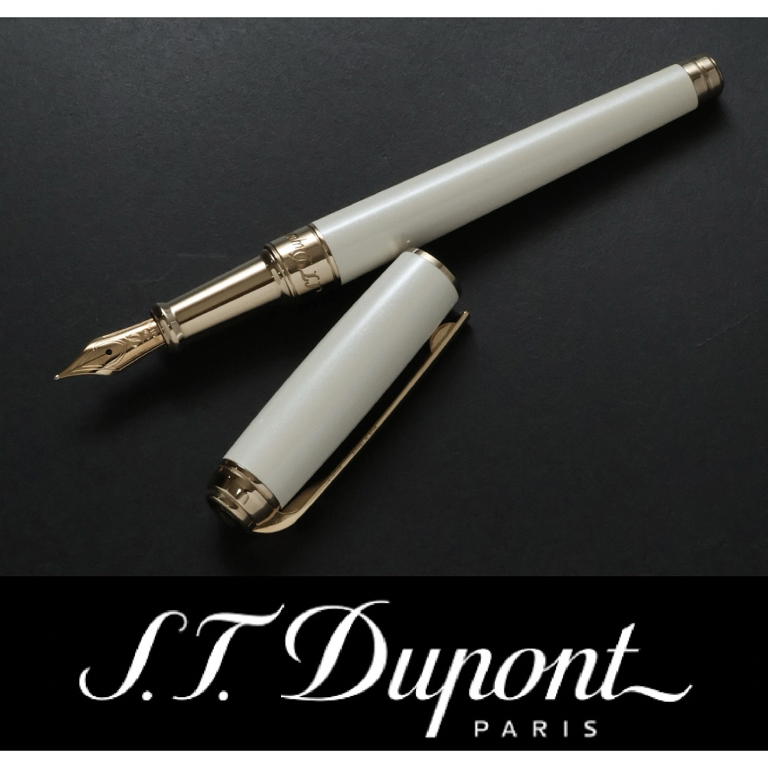 3672◇デュポン◇万年筆◇定価99,000円◇パールホワイト 3672◇デュポン◇万年筆◇定価99,000円◇パールホワイト