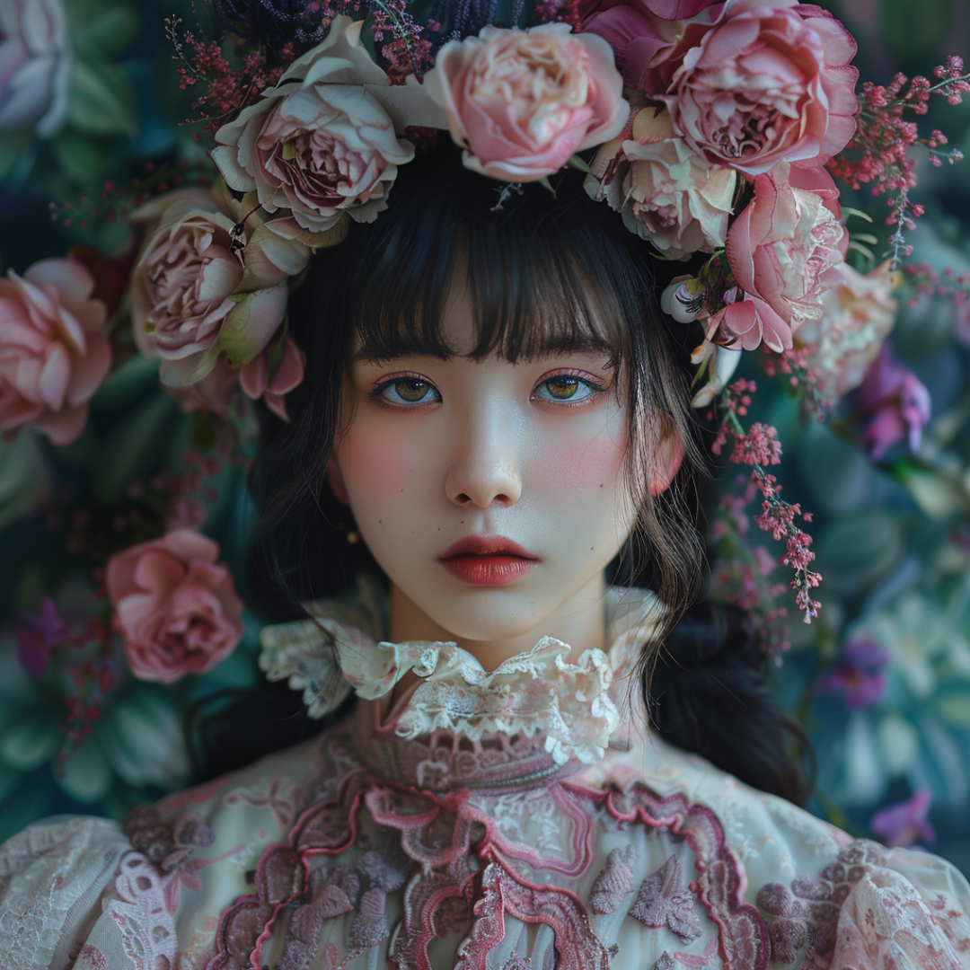 【月】絵　写真プリント　フチ無し　1:1　アート　Midjourney