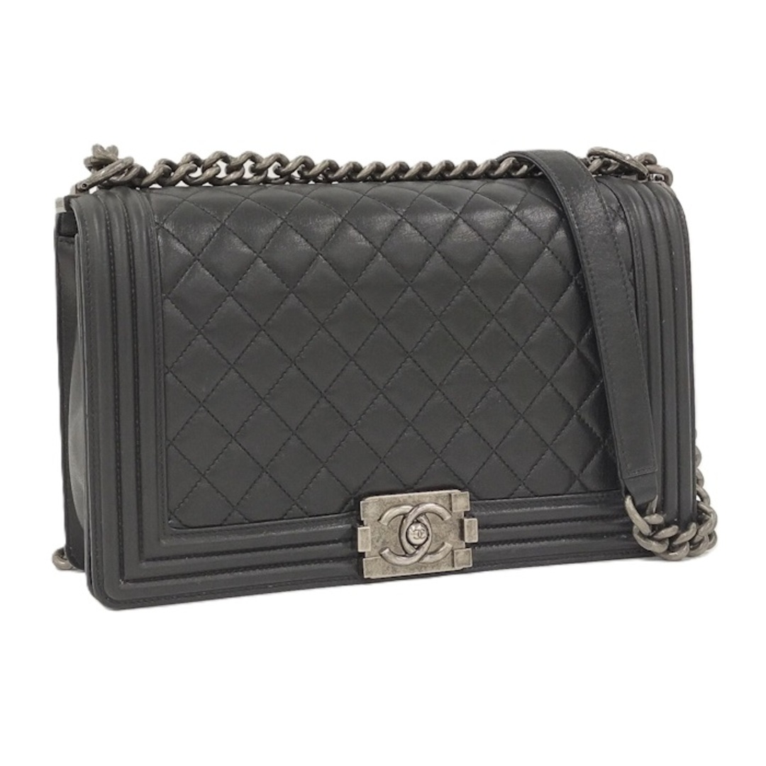 CHANEL - CHANEL ボーイシャネル チェーンショルダーバッグ ラムスキン