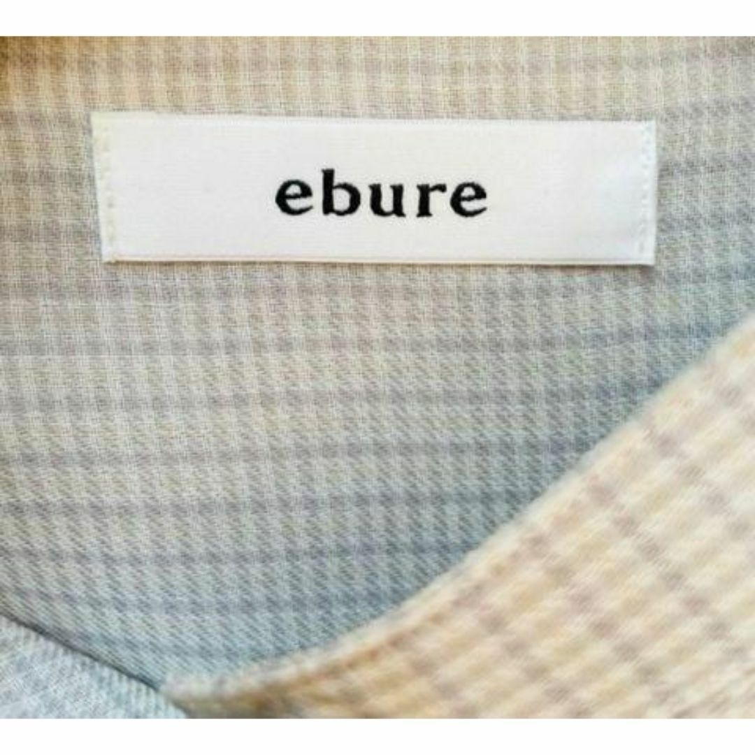 ebure】23SS 美品 マドーナチェックボックスカラーワンピース 36 ebure】23SS 美品 マドーナチェックボックスカラーワンピース 36