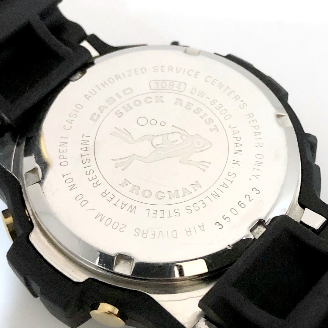 G-SHOCK - G-SHOCK ジーショック DW-6300-1C FROGMAN 公式 G-SHOCK - G-SHOCK ジーショック DW-6300-1C FROGMAN 公式