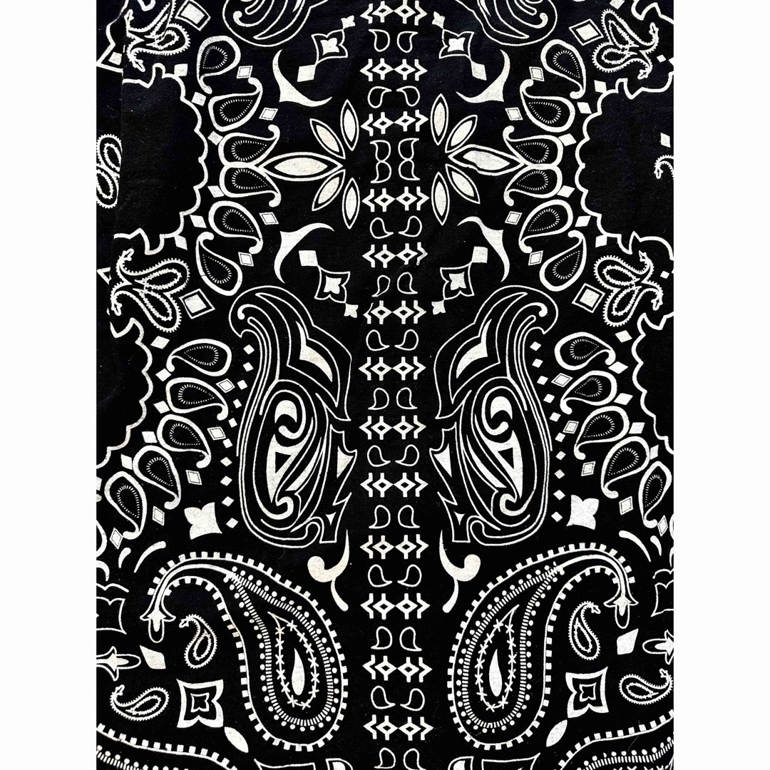 ☆YZERR着用☆【JUN NAKAYAMA】PAISLEYシャツ46 ブラック ☆YZERR着用☆【JUN NAKAYAMA】PAISLEYシャツ46 ブラック