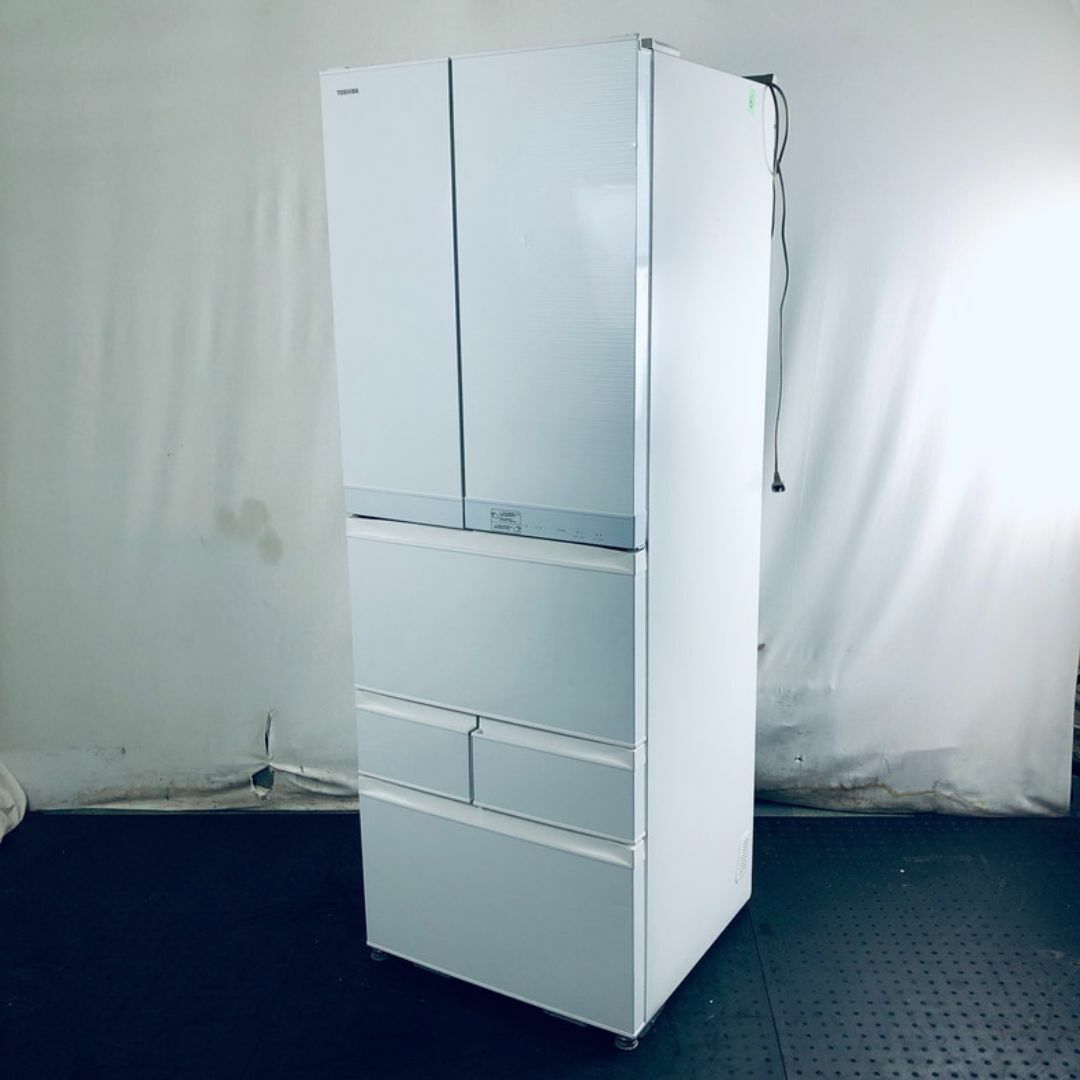 ☆自社エリア内限定商品☆ 中古 6ドア冷蔵庫 東芝 (No.4306)の ☆自社エリア内限定商品☆ 中古 6ドア冷蔵庫 東芝 (No.4306)の