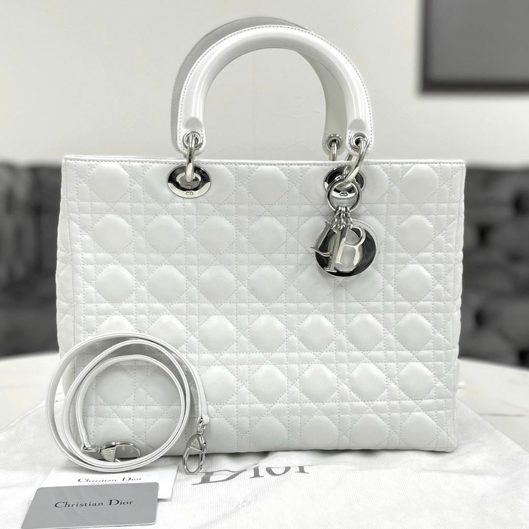 Christian Dior - 美品☆ ディオール レディディオール ラージ Christian Dior - 美品☆ ディオール レディディオール ラージ