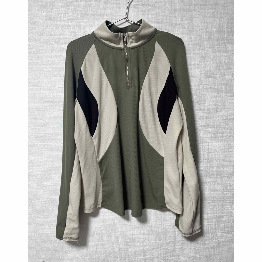 cmmawear zip long sleeve 長袖 トップス ハーフジップ cmmawear zip long sleeve 長袖 トップス ハーフジップ