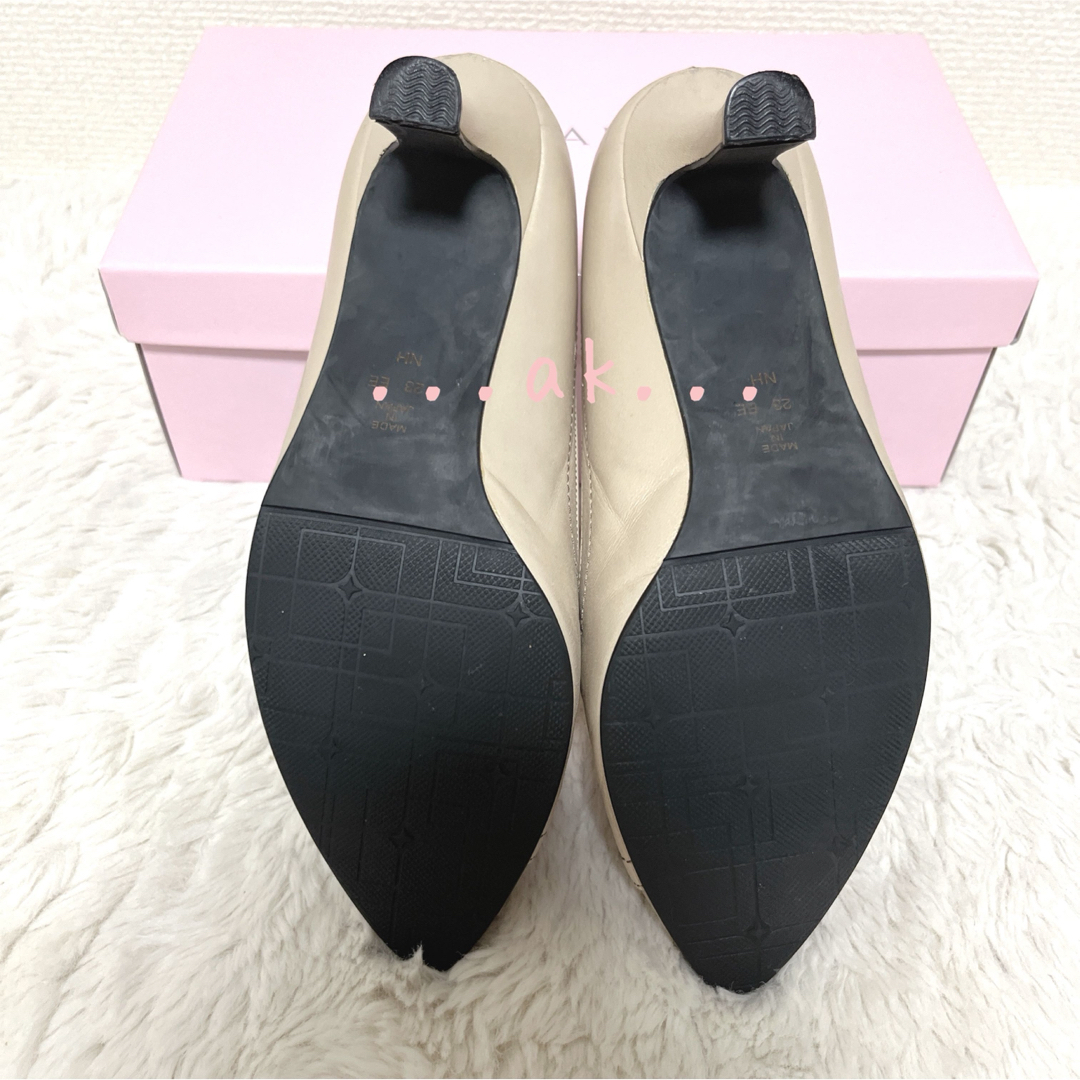 DIANA - DIANA パンプス ベージュ リボン 23cm ダイアナ WELL DIANA - DIANA パンプス ベージュ リボン 23cm ダイアナ WELL