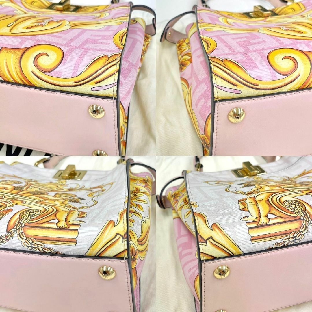 FENDI - 美品☆ フェンディ×ヴェルサーチェ ミニ ピーカブー FENDI - 美品☆ フェンディ×ヴェルサーチェ ミニ ピーカブー