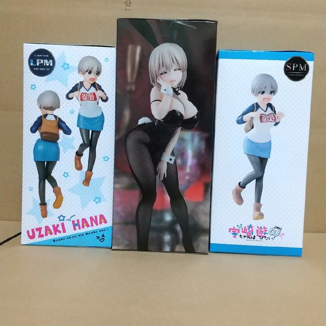 宇崎ちゃんは遊びたい 3種 LPM・SPM宇崎花 BiCuteフィギュア宇崎月