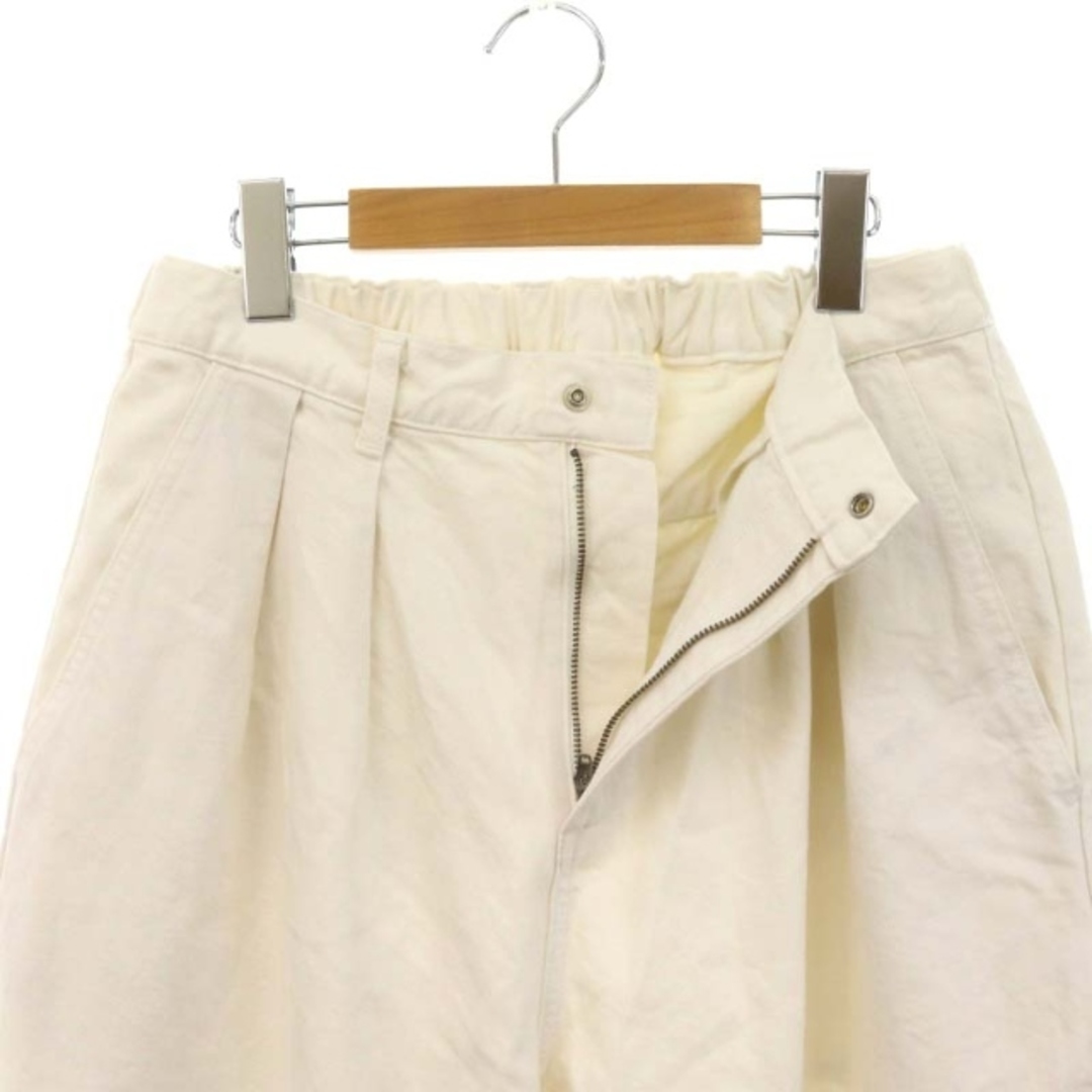 ジャーナルスタンダード ラックス 12OZデニム carotte パンツ M 白 ジャーナルスタンダード ラックス 12OZデニム carotte パンツ M 白