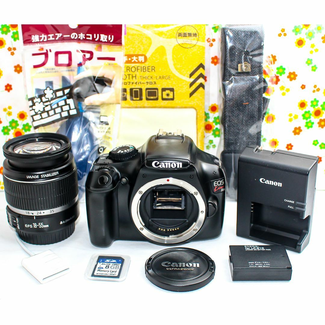 Canon kiss x50☆スマホにラクラク転送!☆一眼レフ☆高性能映像 Canon kiss x50☆スマホにラクラク転送!☆一眼レフ☆高性能映像